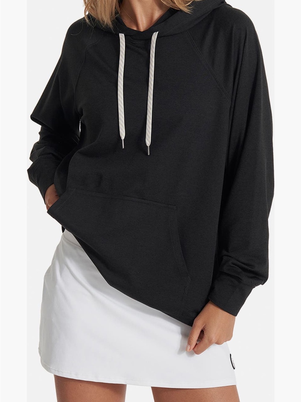 Vuori Halo Oversized Hoodie - Black